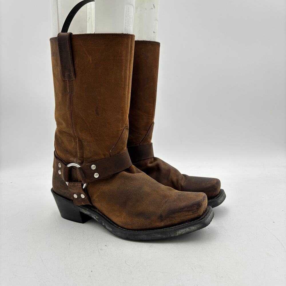Jama Old West Zip Harness Boots Leather Women’s 7.5 M Boho Western